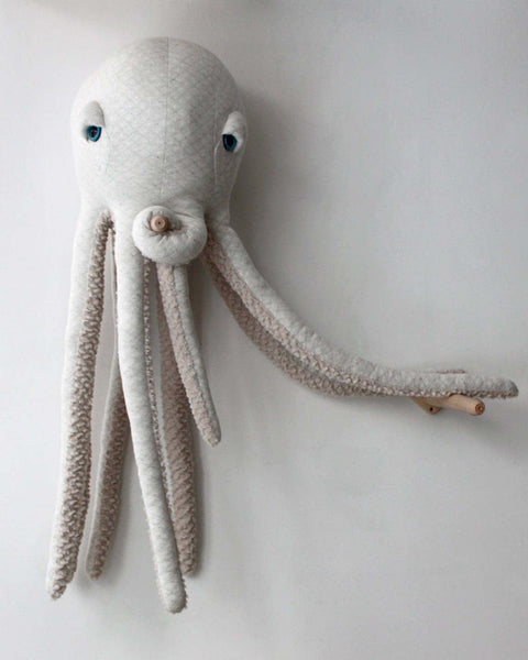 Small Albino Octopus - Handmade Plush toy-NW buy