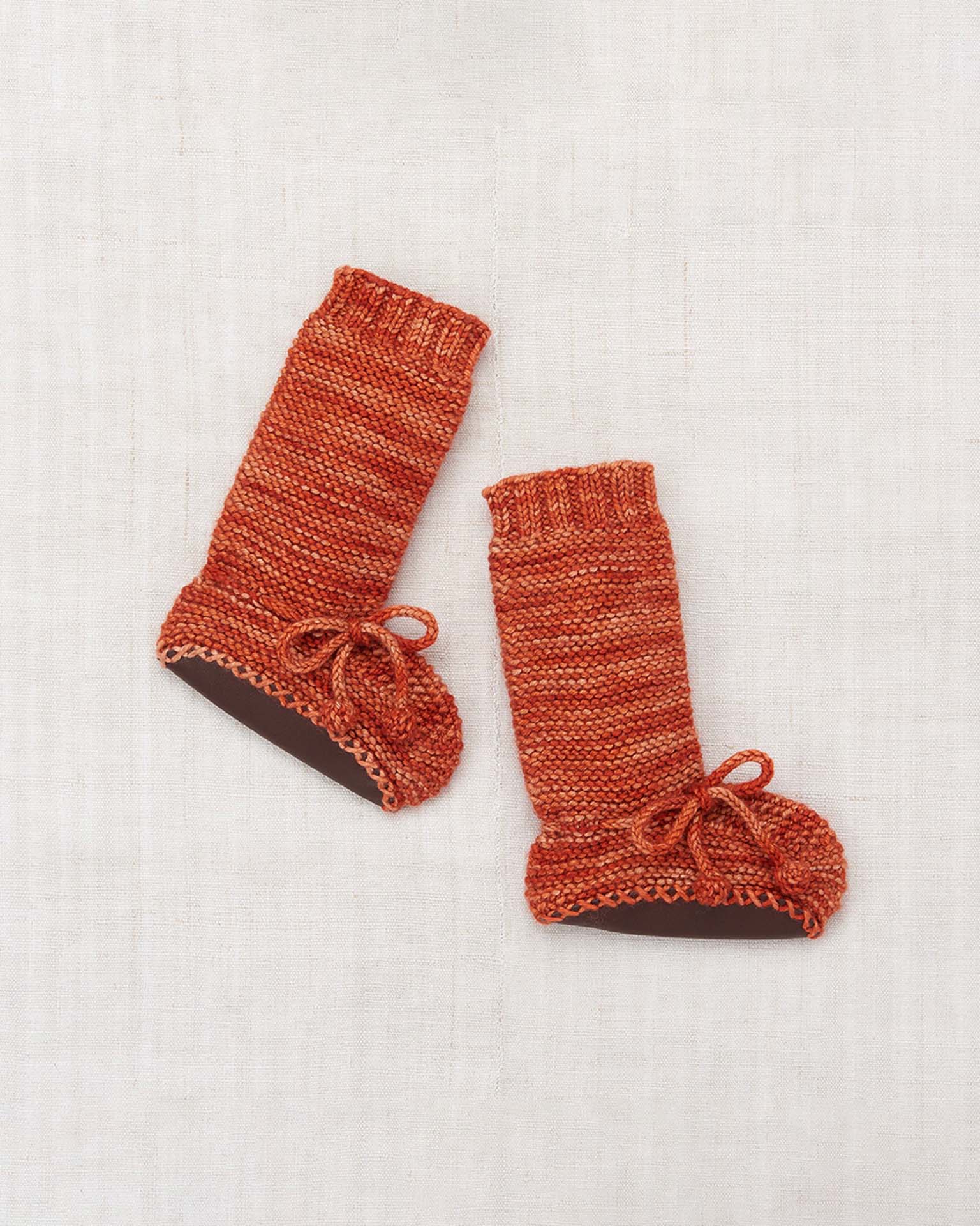 Misha + Puff Layette Tall Day Hike Booties in Cinnamon - Little