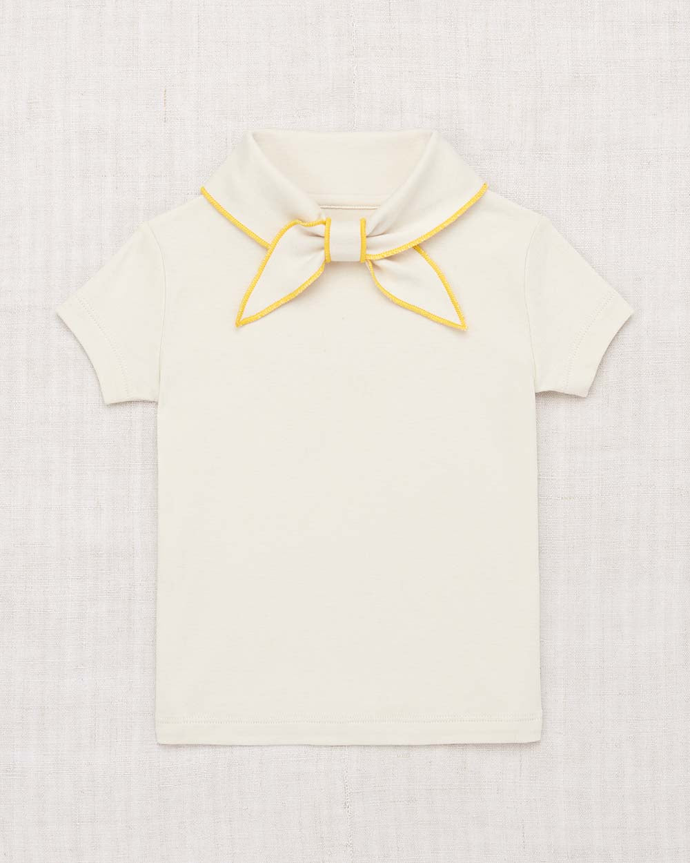 misha + puff scout tee in marzipan - Little