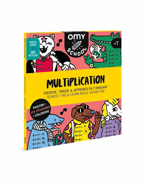 Multiplication Poster, 50x70 cm