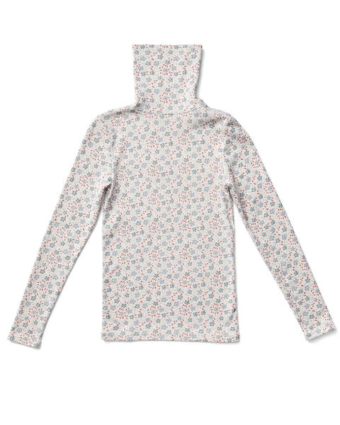 soor ploom long sleeve snap turtleneck in meadow - Little