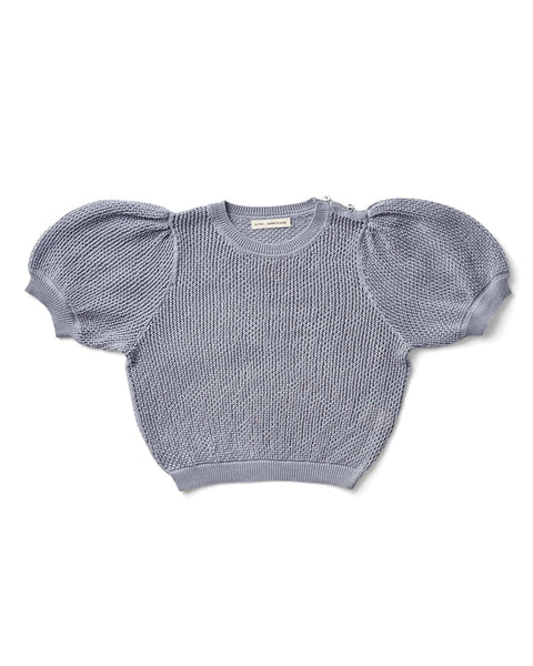 mimi knit top in powder