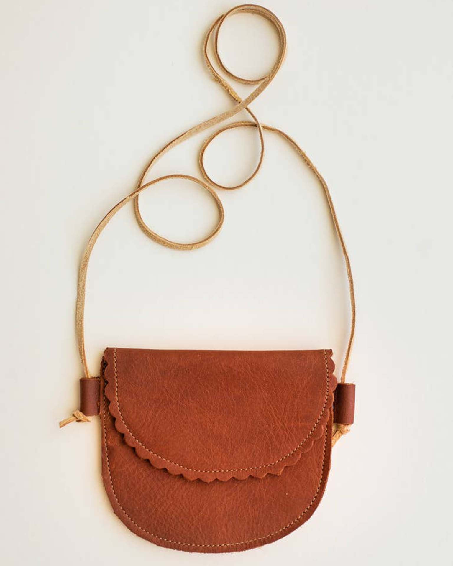 Cognac color hotsell leather purse