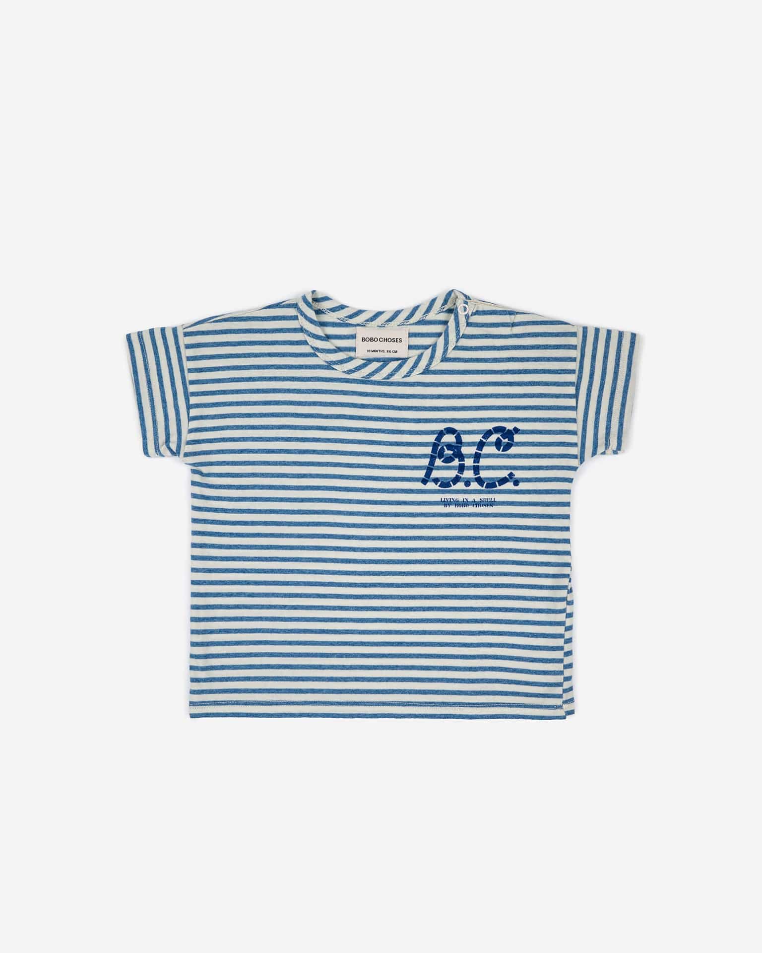 blue stripes baby t-shirt