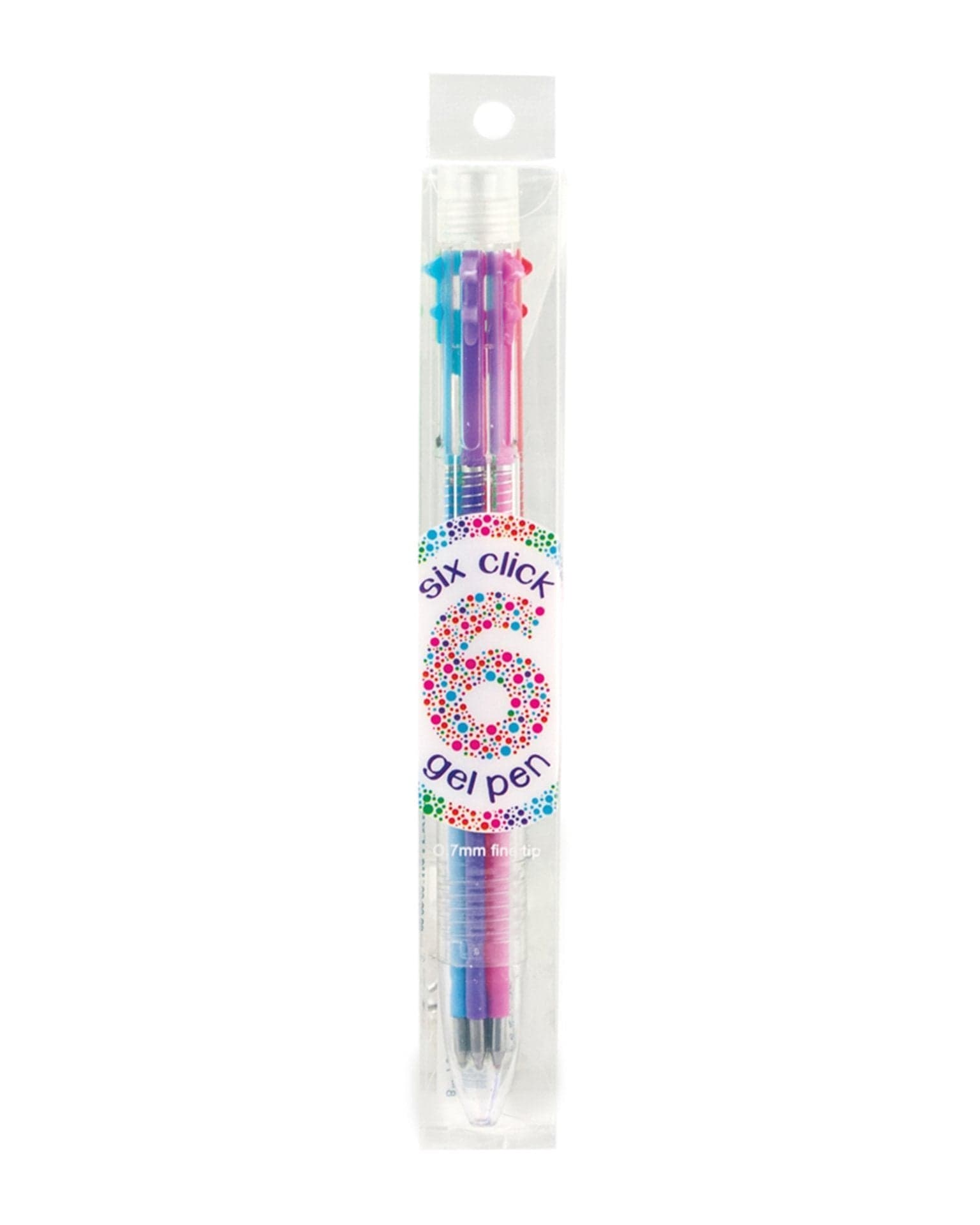 6 Click Multi Color Gel Pens - OOLY Arts & Crafts