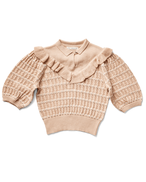 soor ploom nancy knit top in ginger