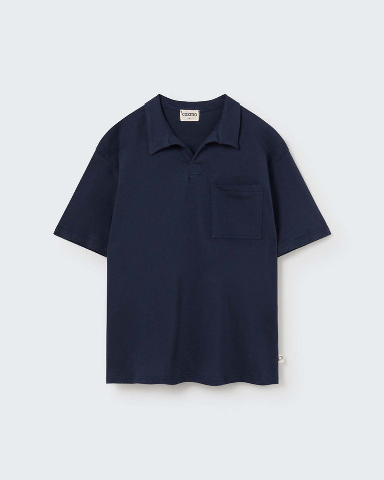 arnold polo tee in navy