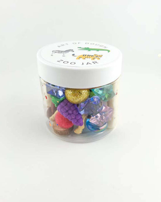 Little art of dough play zoo sensory jar