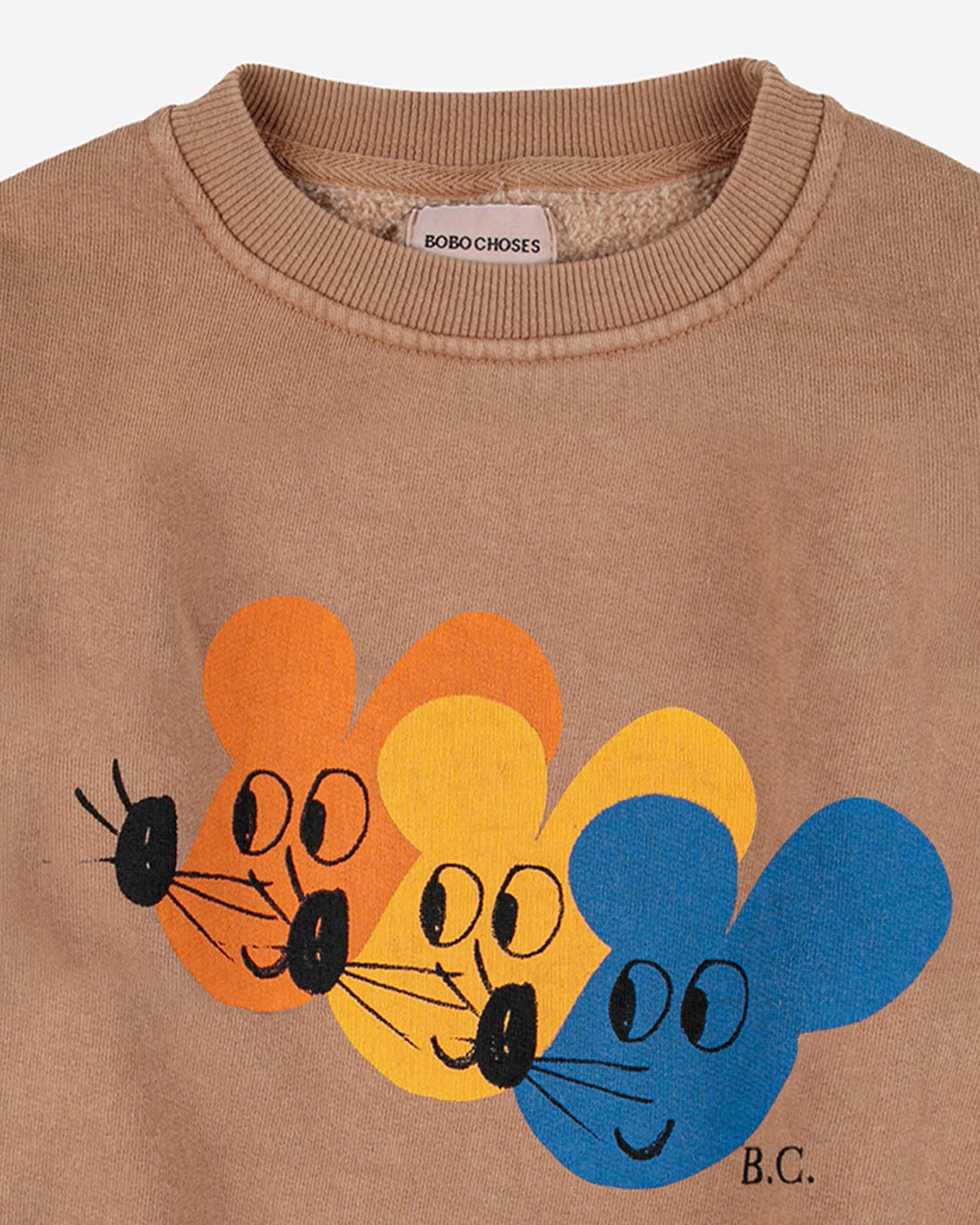 multicolor mouse sweatshirt