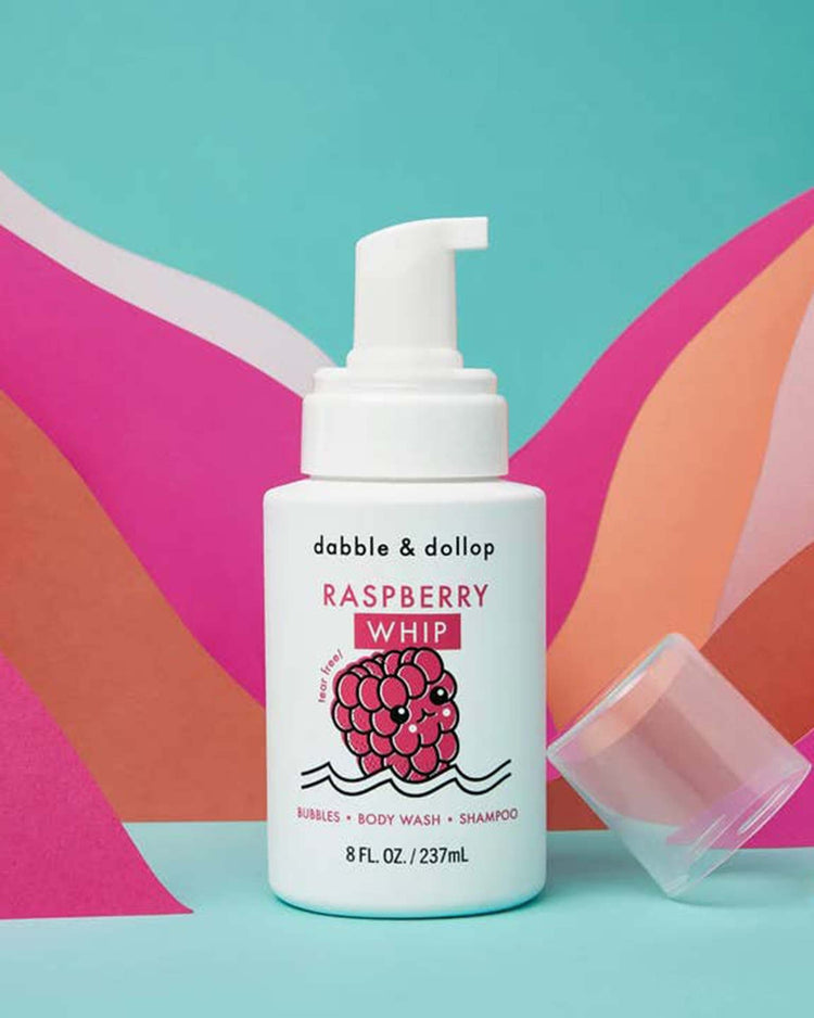 Little dabble + dollop room tear-free raspberry whip shampoo + body wash