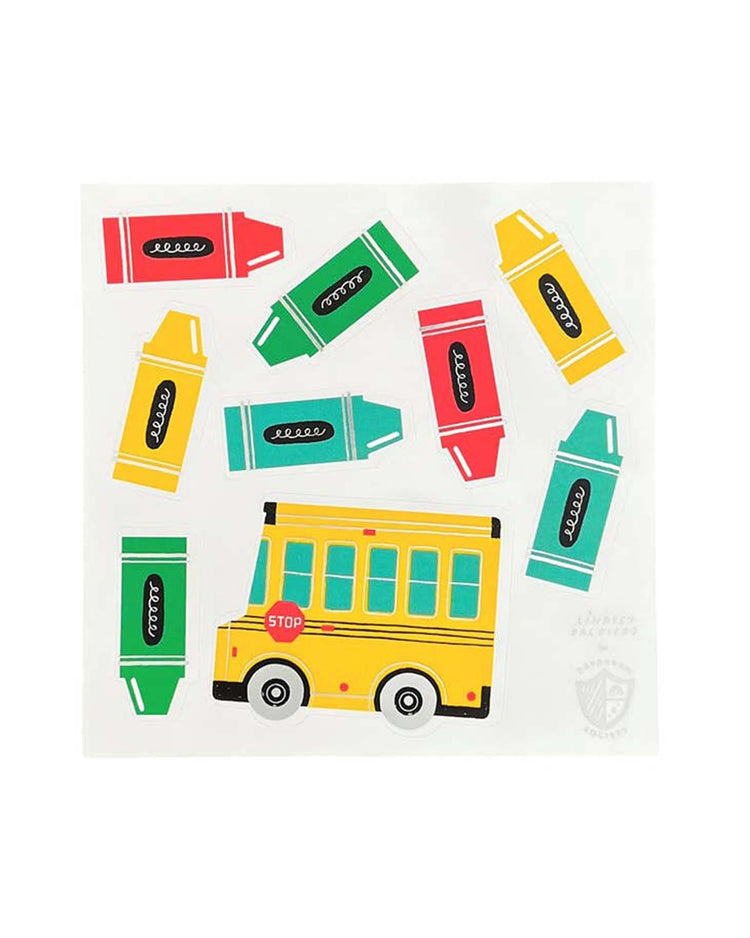 Little daydream society party school days sticker set