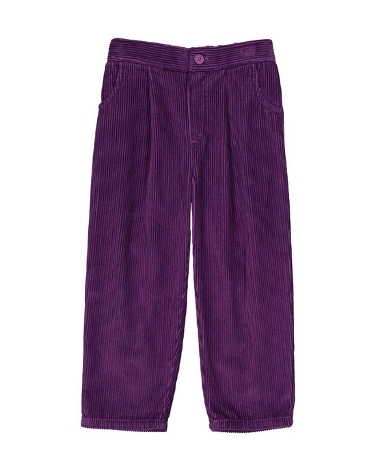 Little hello simone kids capri pant in violet