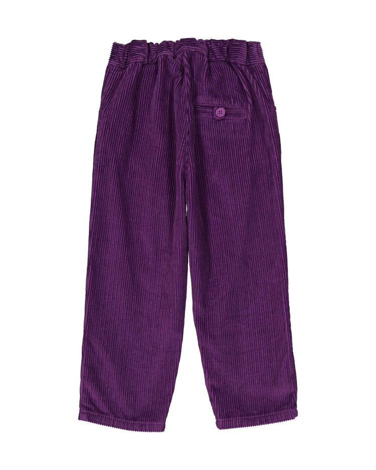 Little hello simone kids capri pant in violet