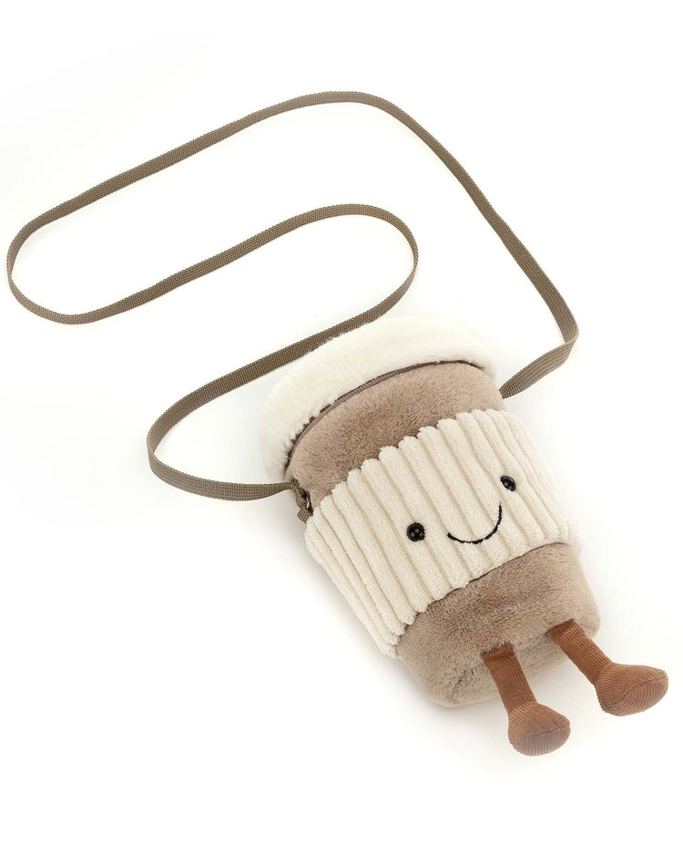 Little jellycat play amuseable coffee-to-go bag