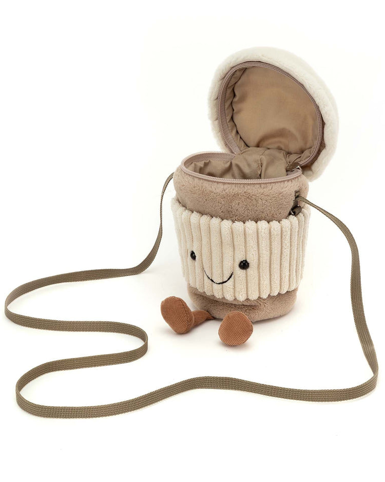 Little jellycat play amuseable coffee-to-go bag