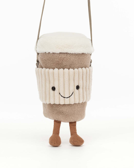 Little jellycat play amuseable coffee-to-go bag