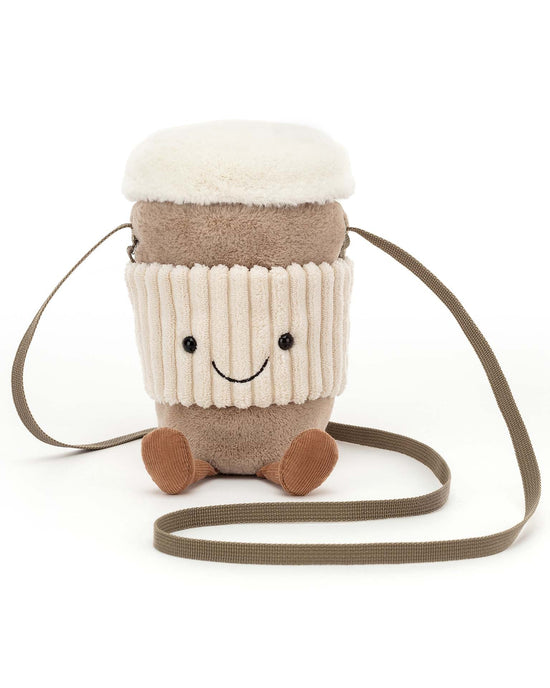 Little jellycat play amuseable coffee-to-go bag