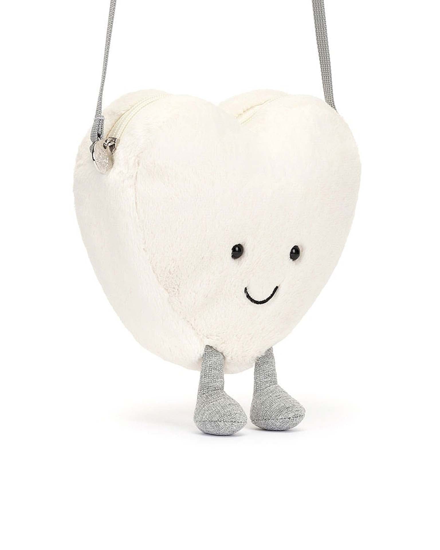 jellycat amuseables cream heart bag – Little