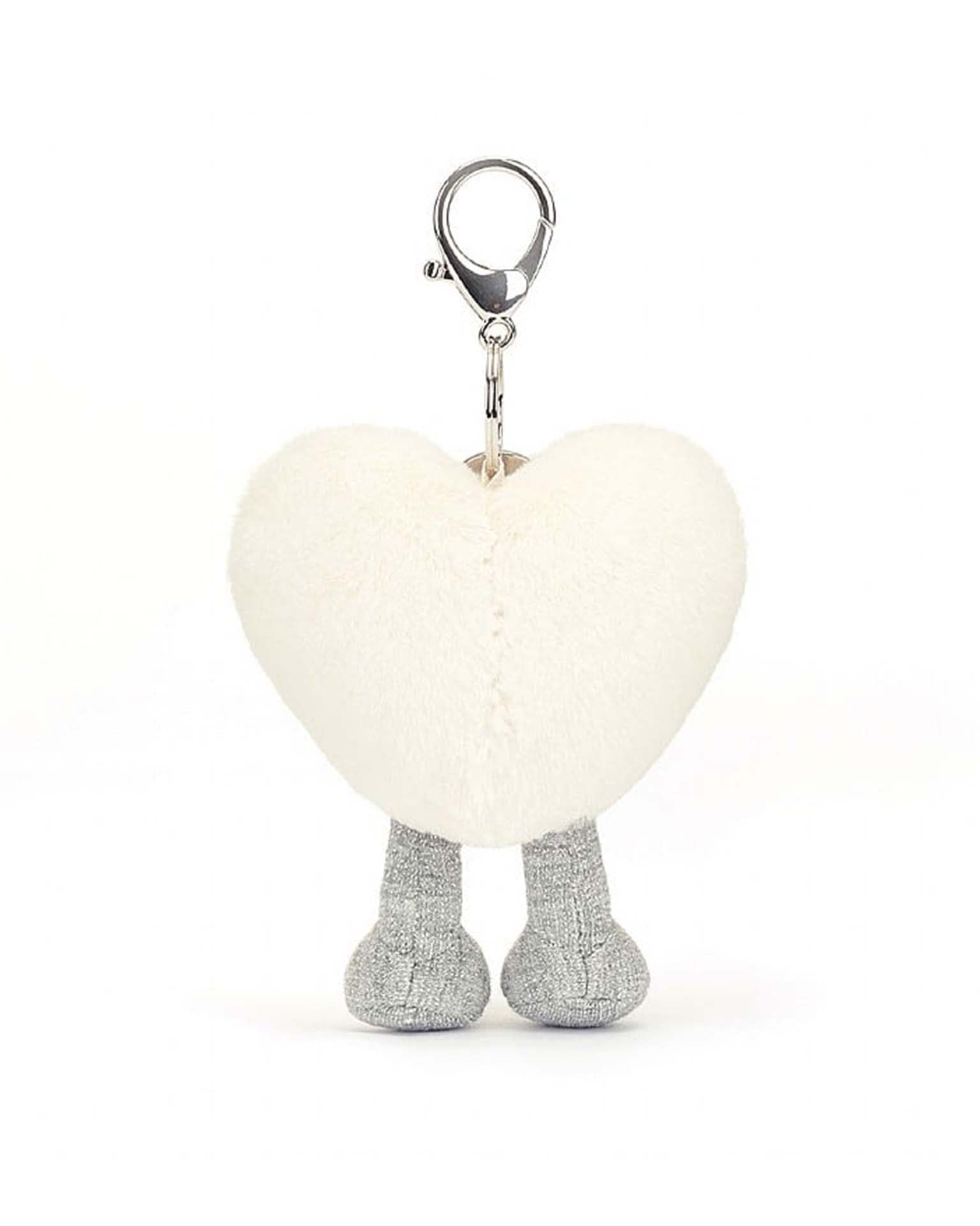 amuseables cream heart bag charm – Little