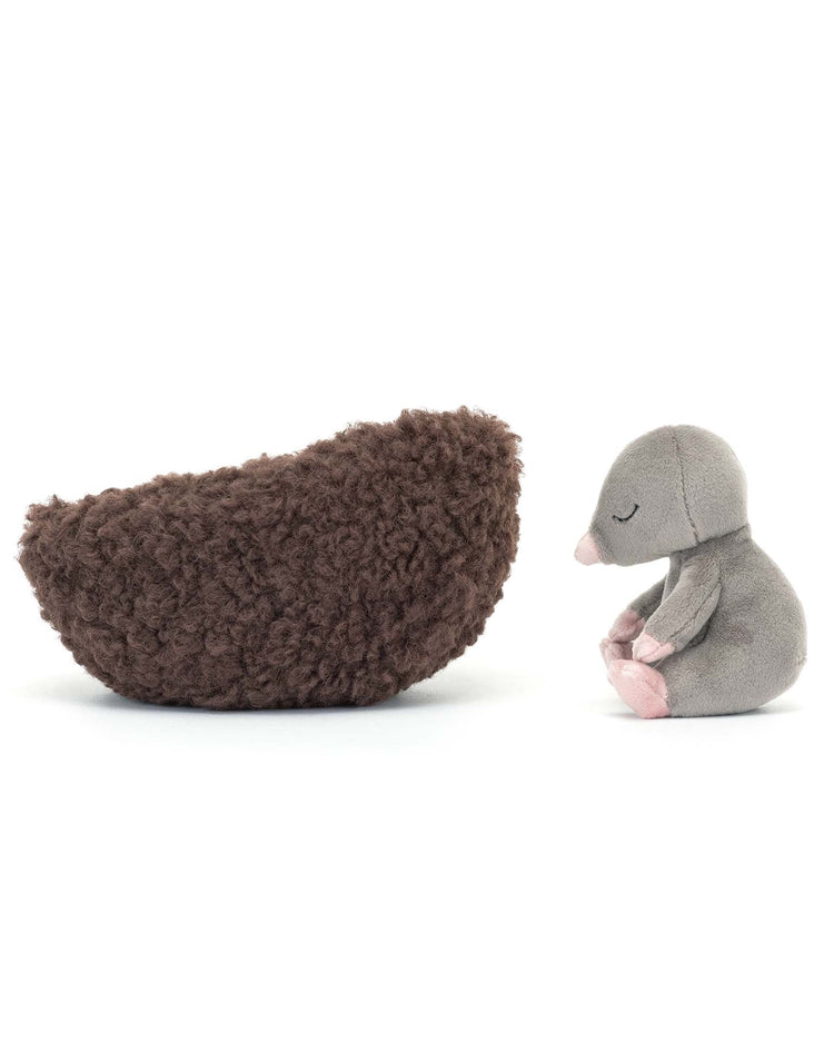 Little jellycat play hibernating mole