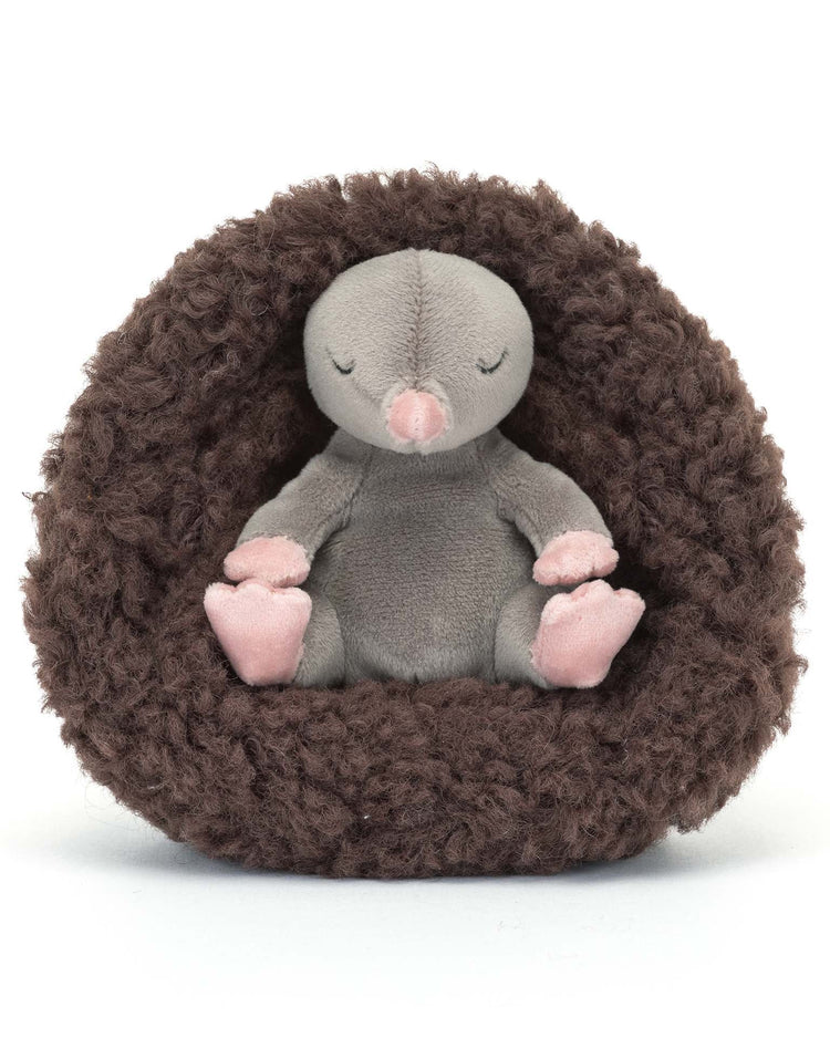 Little jellycat play hibernating mole