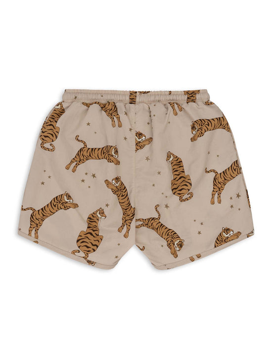 Little konges sløjd kids asnou swim shorts in tiger
