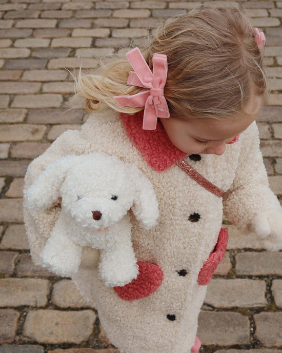 Little konges sløjd kids calin coat in antique white