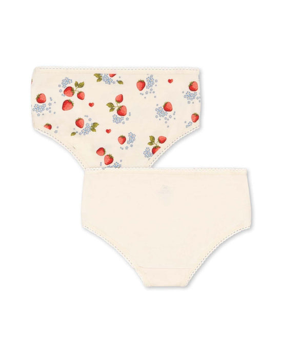 Little konges sløjd kids organic underwear set in marmalade mix