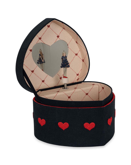 Little konges sløjd ACCESSORIES treasure box in heart navy