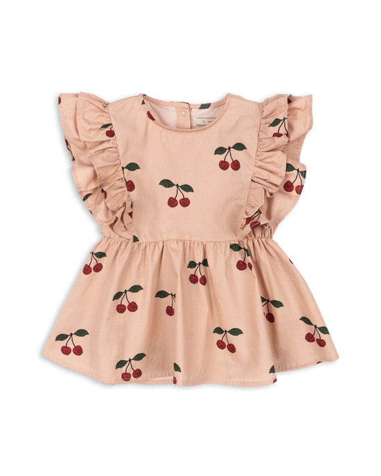 Little konges sløjd kids verbena top in ma grande cerise blush