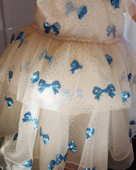 Little konges sløjd kids yvonne fairy dress in bowie blue