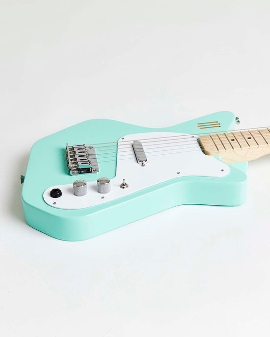 Little loog guitars play loog pro VI electric with built-in amp in green