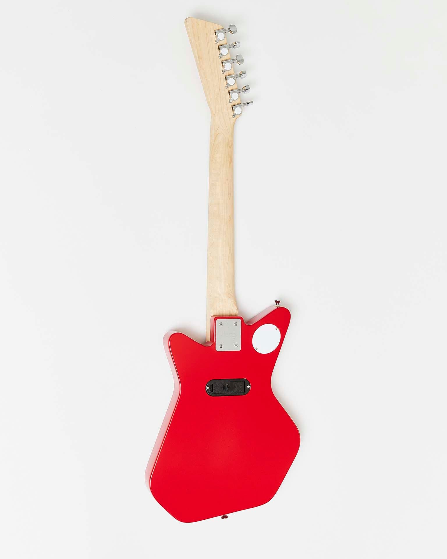 loog guitars loog pro VI electric with built-in amp in red at Little