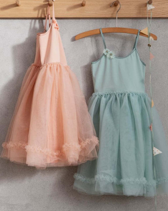 Little maileg kids princess tulle dress in mint 2-3 years