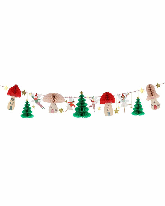 Little meri meri party fairy honeycomb woodland garland