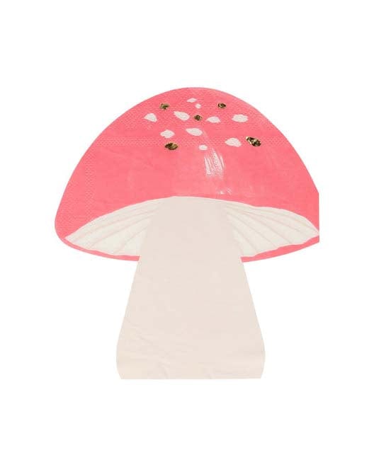 Little meri meri party fairy mushroom napkins