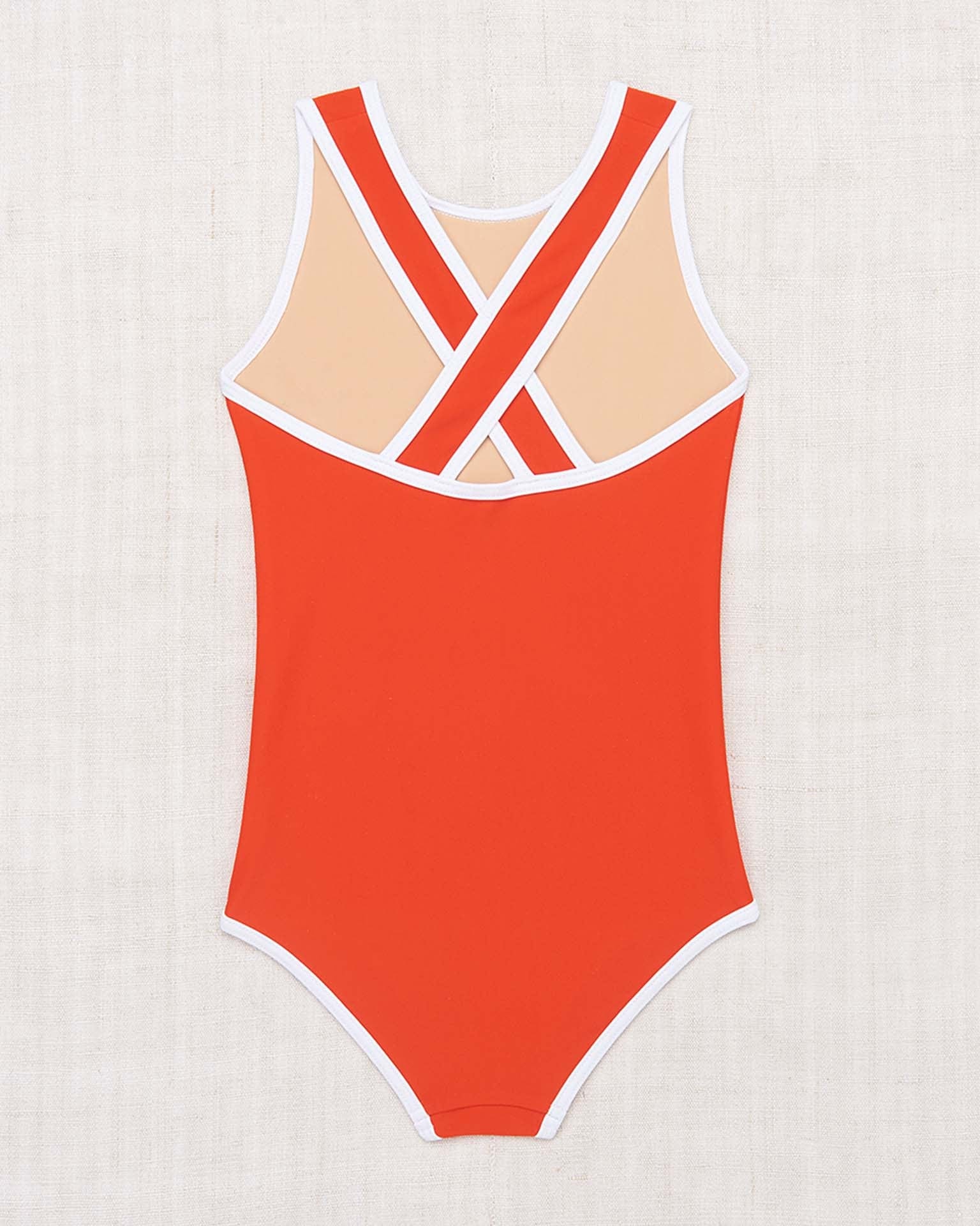 classic swimsuit in rosso by misha + puff | kids at Little