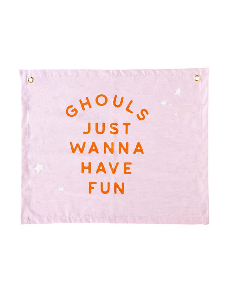 Little my mind's eye party ghouls just wanna have fun banner