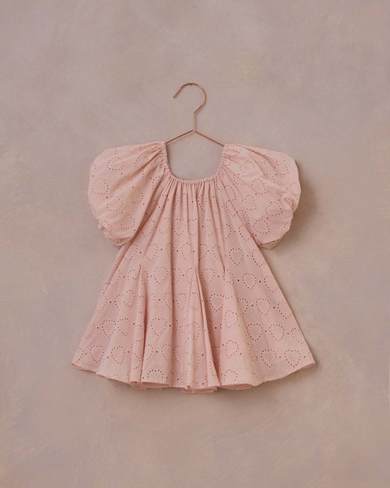 Little noralee kids maia dress in blush