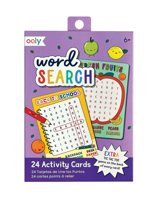 Little ooly play activity cards - word search paper games