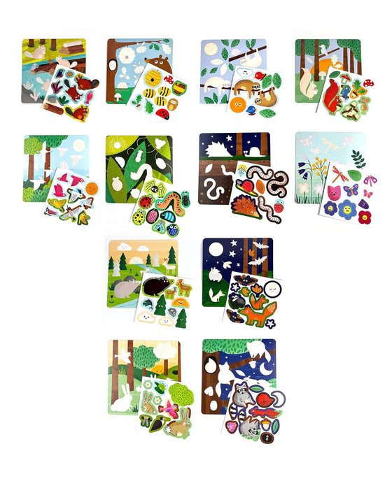 Little ooly play sticker scenes - in the forest