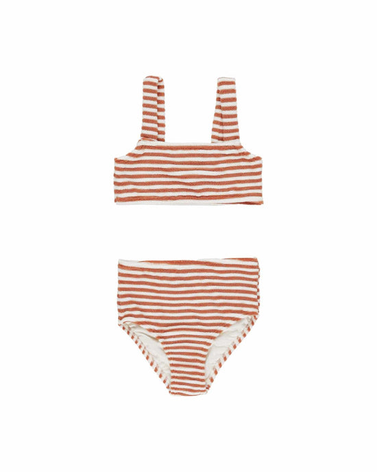 Little rylee + cru kids brently bikini in poppy stripe