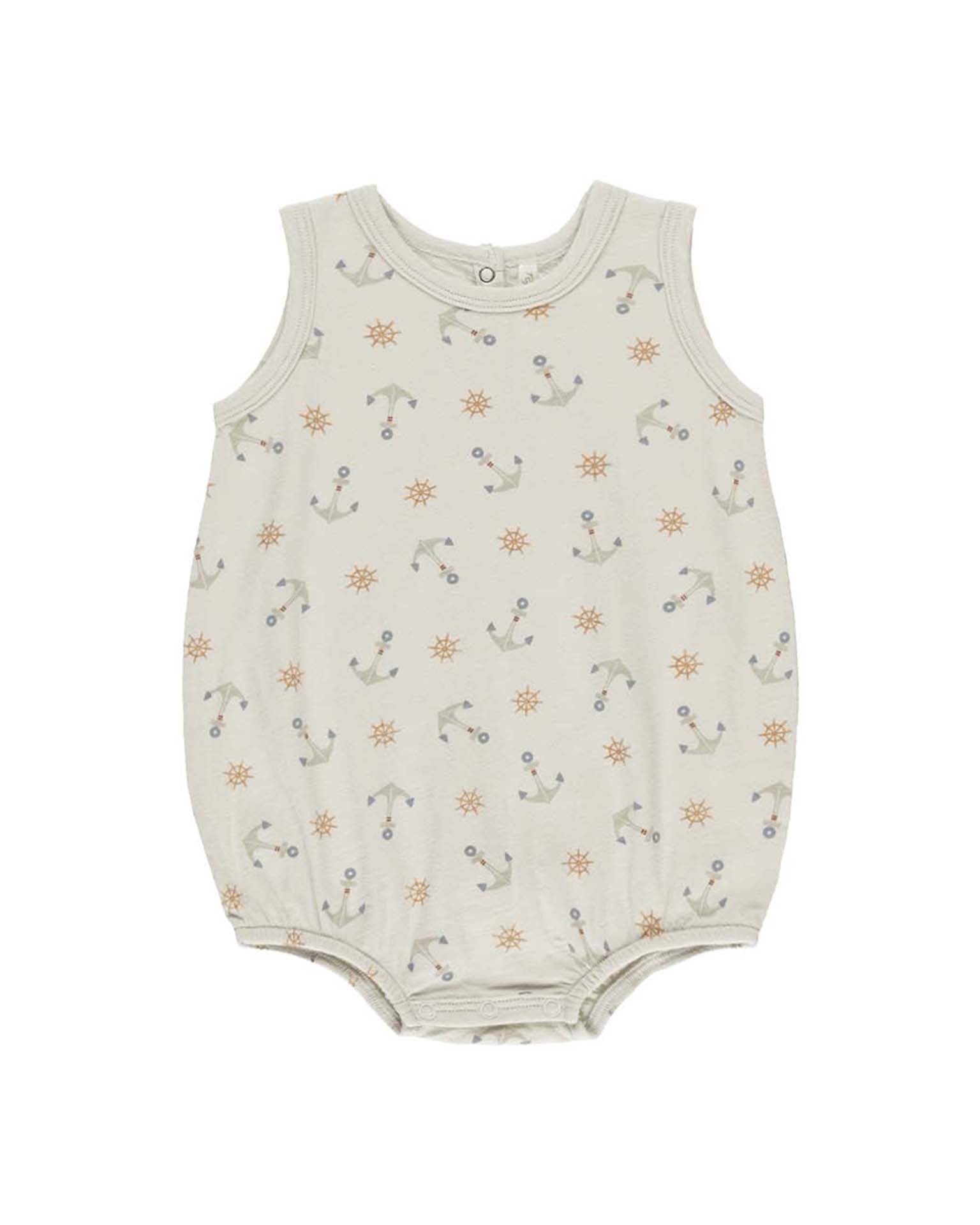 rylee + cru bubble onesie in anchors – Little