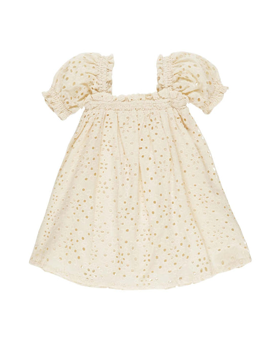 Little rylee + cru kids milan dress in natural