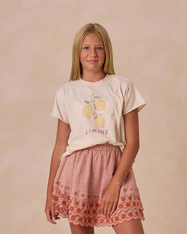 Little rylee + cru kids vintage tee in limone