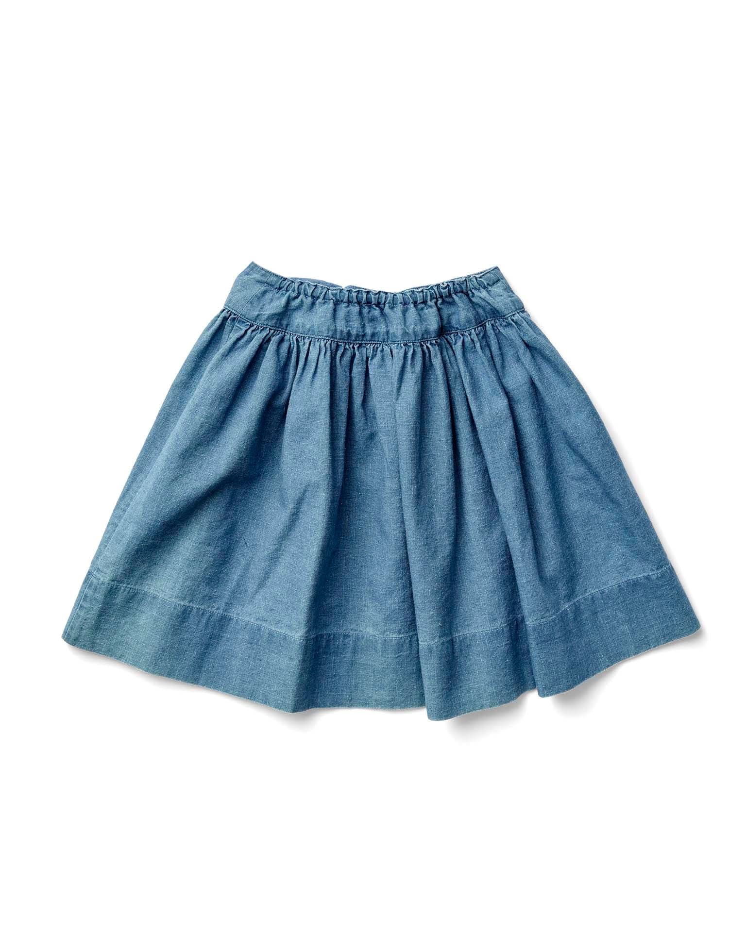 lupe skirt in chambray – Little