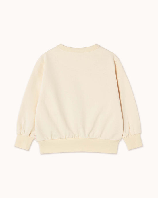 Little tiny cottons kids nella natura graphic sweatshirt in light cream