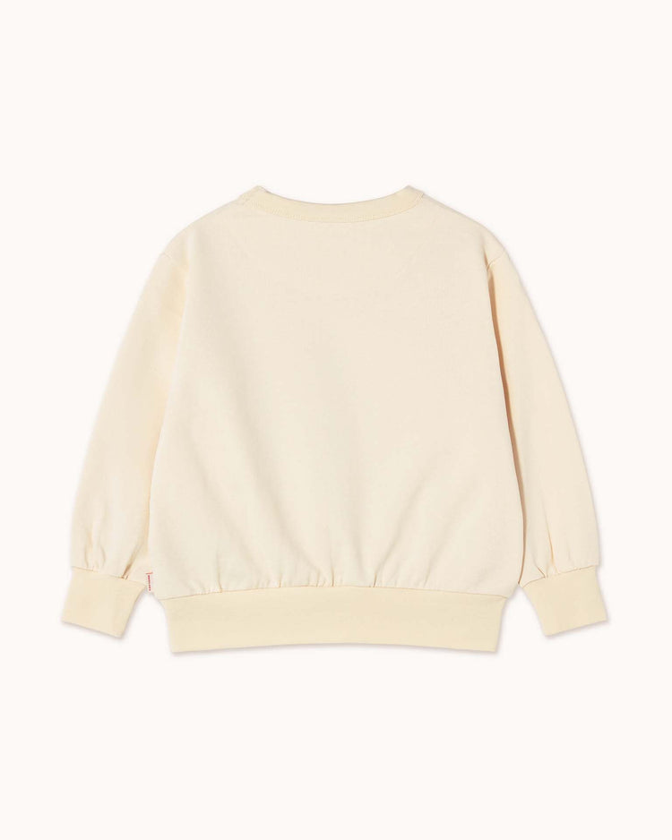 Little tiny cottons kids nella natura graphic sweatshirt in light cream