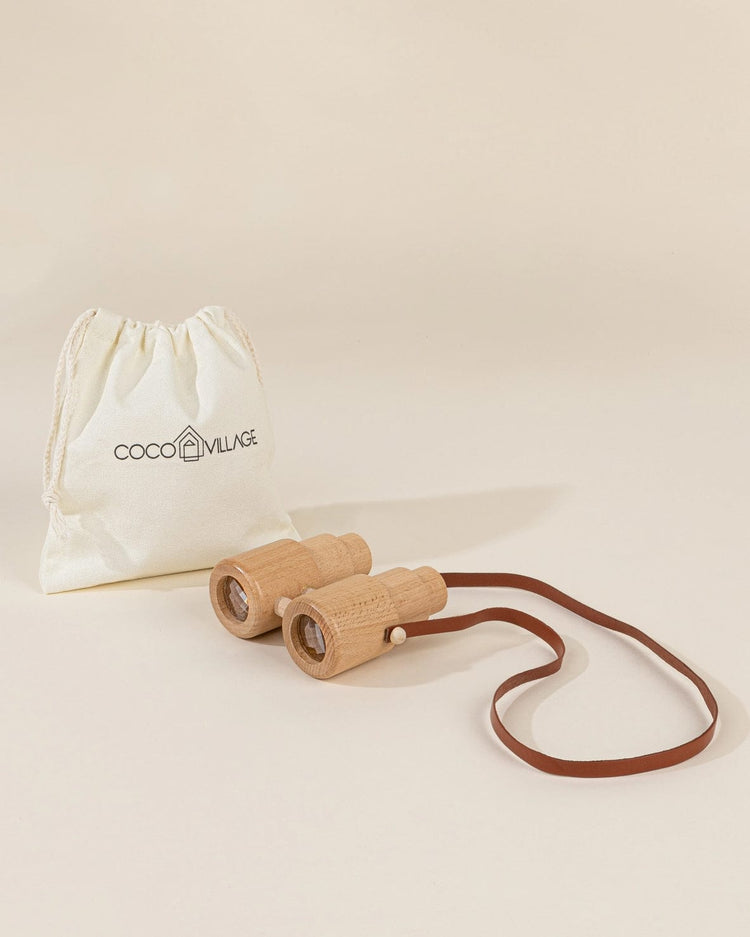 Little coco village play wooden binoculars