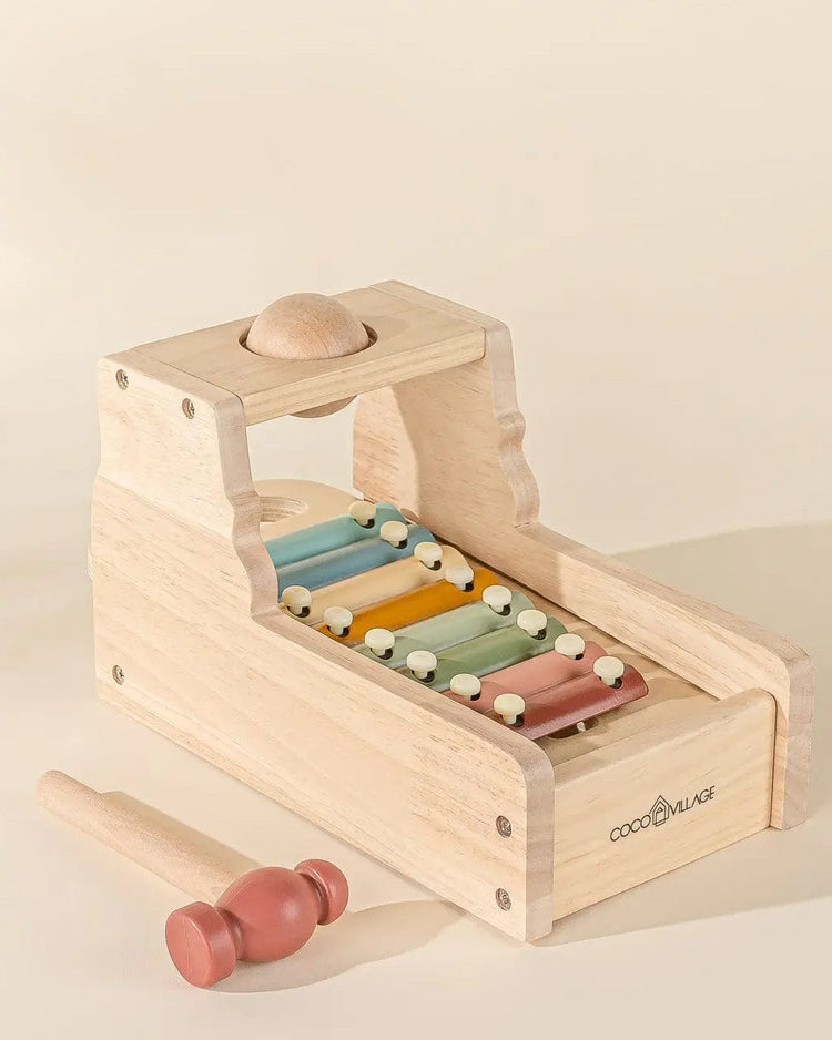 Little coco village play wooden xylophone